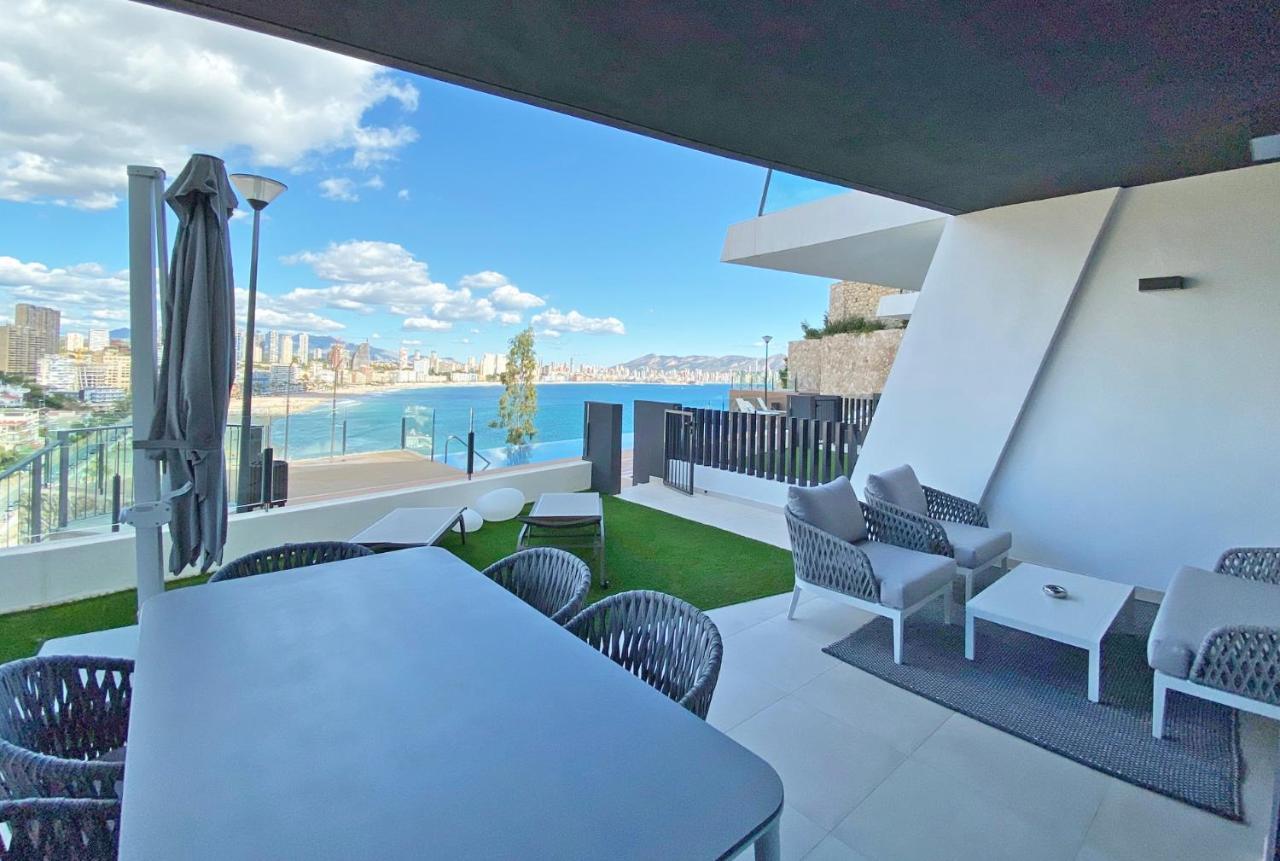 Luxury Apartment With Private Hot Tub By Poniente Beach Benidorm Exterior photo
